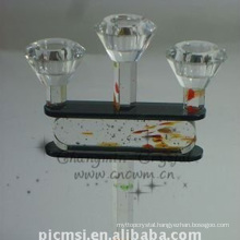 Transparent Wedding Crystal Candelabra For Wedding Table Centerpieces